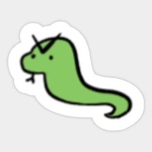 smol angy snek Sticker